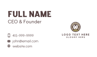 Yellow Baby Food Business Card