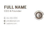 Lawyer Business Card example 1