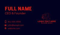 Express Trucking Delivery Business Card