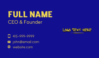 Tees Business Card example 1