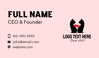 Silhouette Business Card example 3