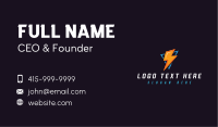 Thunder Electric Bolt Business Card