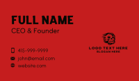 Angry Gaming Mascot Business Card Design