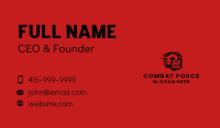 Angry Gaming Mascot Business Card