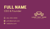 Yellow Business Card example 1
