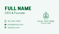 Organic Floral Fragrance  Business Card Design