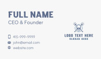 Trident Skull Warrior Business Card