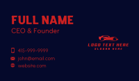 Automobile Race Car Business Card