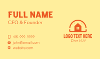 American Restaurant Business Card example 2