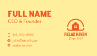 Orange Burger House  Business Card