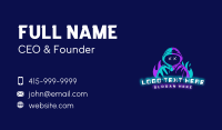 Gamer Hoodie Clothing Business Card