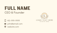 Natural Forest Badge Business Card