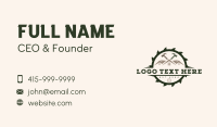 Carpentry Roof Hammer Business Card