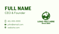 Nature Green Earth Business Card