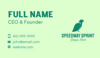 Green Eco Bird Business Card