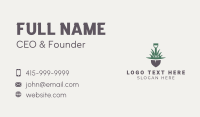 Grass Planting Shovel  Business Card Design