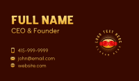 Boxing Glove Business Card example 4