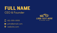 Car Care  Auto Detailing Business Card