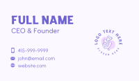 Mother Child Pediatrician Business Card