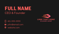 Fast Bullet Train Business Card