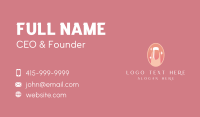 Pink Nail Salon Business Card