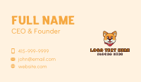 Shiba Inu Pet Dog Business Card