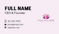 Human Lotus Leaf Business Card