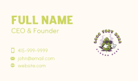 Retro Cannabis Weed Business Card