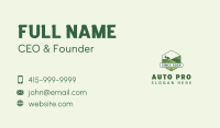 Gardening Lawn Mower Business Card Design