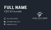 Skull Mafia Hat Business Card