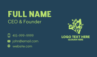 Hawaii Leaf Map Business Card