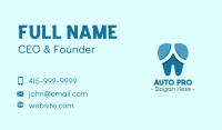 Blue Dentist Dental Tooth Business Card