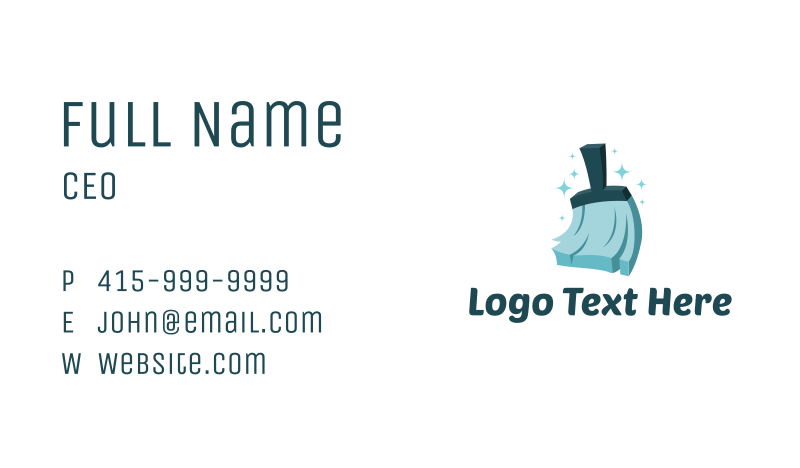 Service Business Card example 2