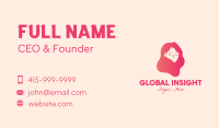 Pink Hairstyling Salon  Business Card