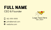 Express Pizza Delivery  Business Card Design