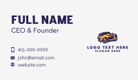 Red Car Business Card example 1