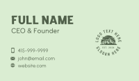 Green Mountain Scenery Business Card