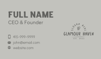 Gray Graffiti Skull Business Card