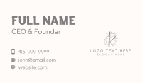 Leaf Bamboo Acupuncture     Business Card Design