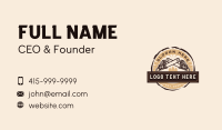 Tree Chainsaw  Woodwork Business Card