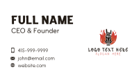 Rock and Roll Guitar Concert Business Card