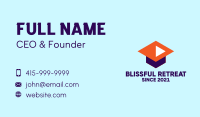 Online Webinar Masterclass  Business Card