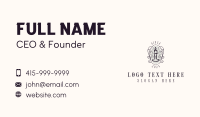 Wellness Candle Spa Business Card