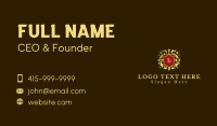 Sword Shield Decorative Business Card