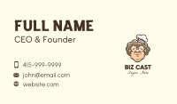 Grandmother Chef Cook Business Card