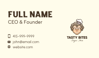 Grandmother Chef Cook Business Card