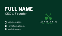 Tropical Leaf Shovel Business Card