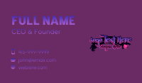 Clubbing Business Card example 1