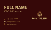 High End Ornament Shield Business Card