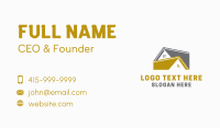 House Construction Roofing  Business Card Design